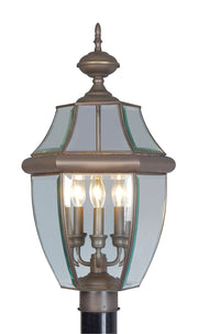 Monterey 3-Light Outdoor Post Lantern - Lamps Expo