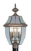 Monterey 3-Light Outdoor Post Lantern - Lamps Expo