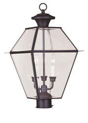 Westover 3-Light Outdoor Post Lantern - Lamps Expo