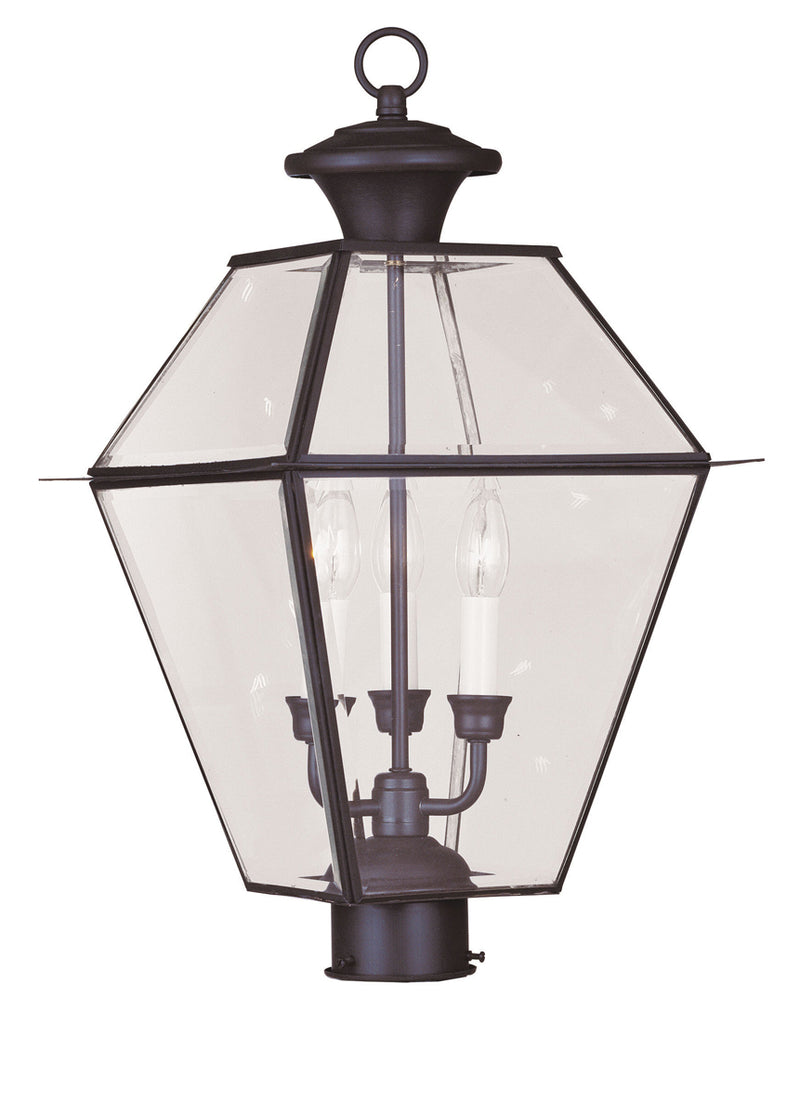 Westover 3-Light Outdoor Post Lantern - Lamps Expo