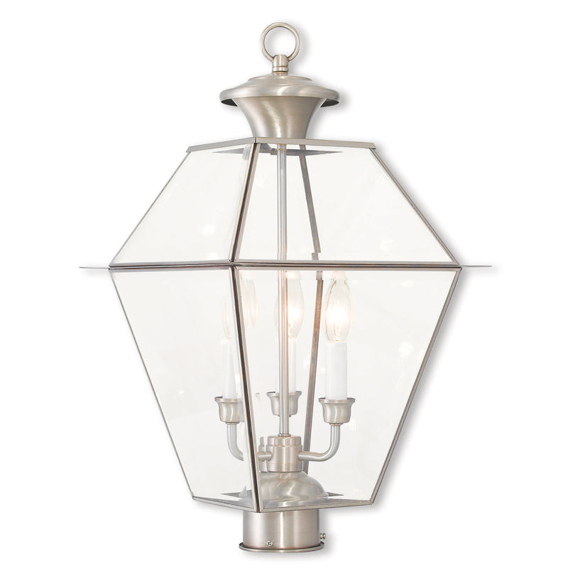 Westover 3-Light Outdoor Post Lantern - Lamps Expo