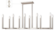 Alpine 10-Light Linear Chandelier - Lamps Expo