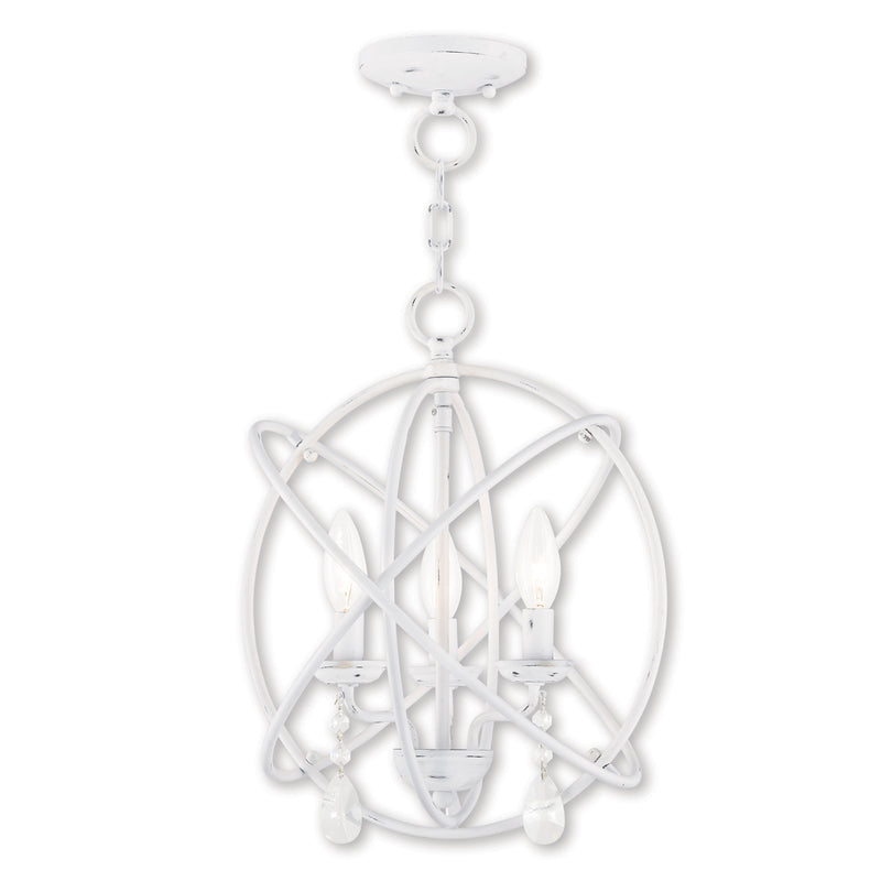 Aria 3-Light Convertible Mini Chandelier/Ceiling Mount - Lamps Expo