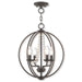 Arabella 4-Light Convertible Mini Chandelier/Ceiling Mount - Lamps Expo