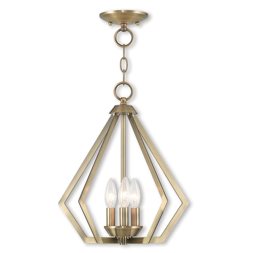 Prism 3-Light Convertible Mini Chandelier/Ceiling Mount - Lamps Expo