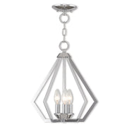 Prism 3-Light Convertible Mini Chandelier/Ceiling Mount - Lamps Expo