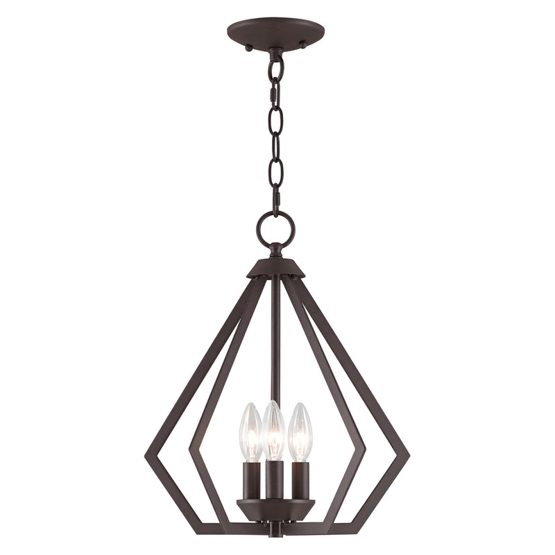 Prism 3-Light Convertible Mini Chandelier/Ceiling Mount - Lamps Expo
