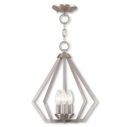 Prism 3-Light Convertible Mini Chandelier/Ceiling Mount - Lamps Expo