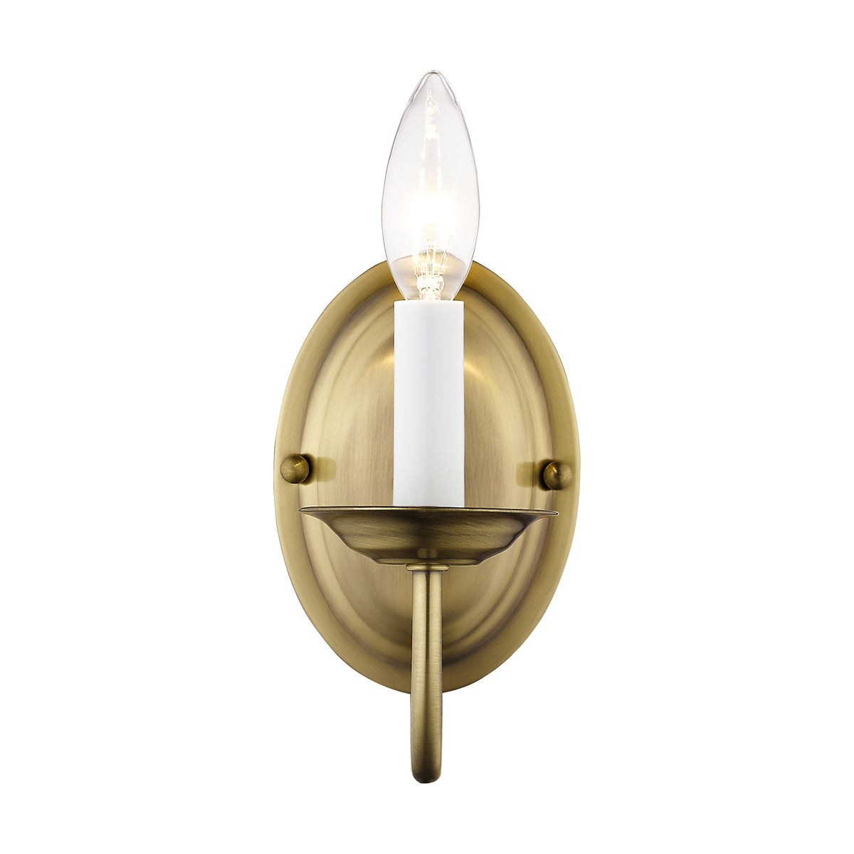 Home Basics 1-Light Wall Sconce - Lamps Expo