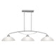 Somerset 3-Light Billiard/Island in Brushed Nickel - Lamps Expo