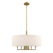 Meridian 5+1 Light Pendant Chandelier - Lamps Expo