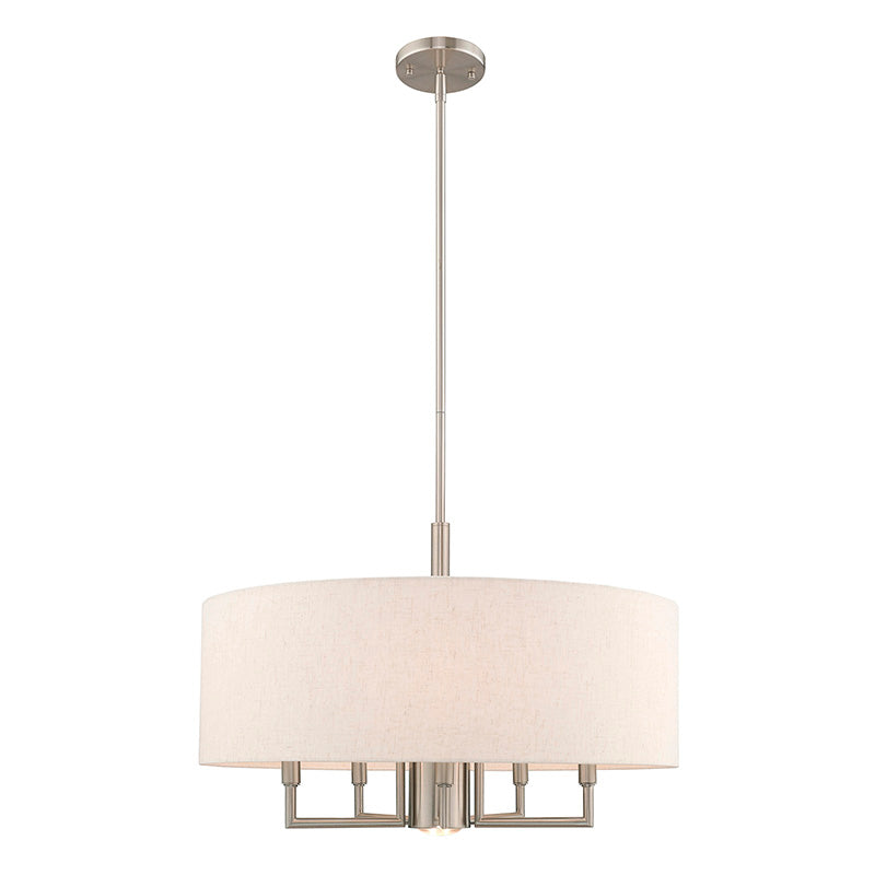Meridian 5+1 Light Pendant Chandelier - Lamps Expo