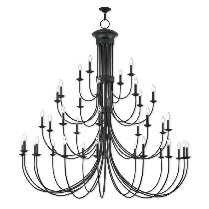 Estate 38-Light Grand Foyer Chandelier in Bronze - Lamps Expo