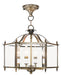 Livingston 4-Light Convertible Pendant/Ceiling Mount - Lamps Expo