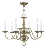 Williamsburgh 6-Light Chandelier - Lamps Expo