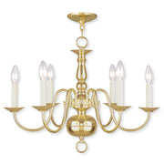 Williamsburgh 6-Light Chandelier - Lamps Expo
