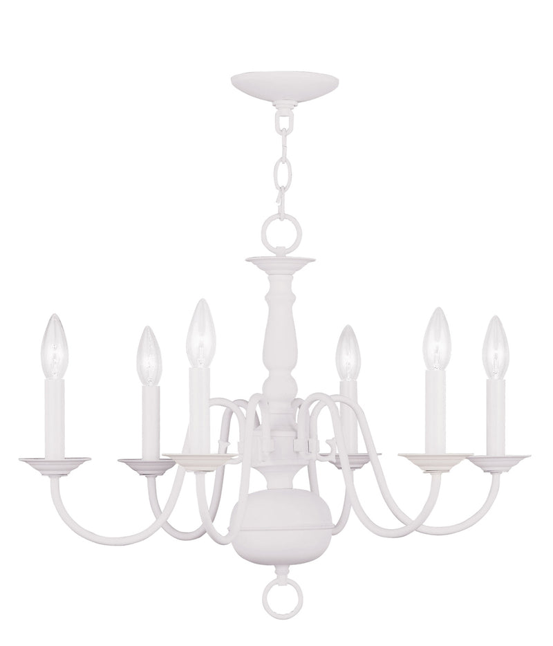Williamsburgh 6-Light Chandelier - Lamps Expo