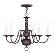 Williamsburgh 6-Light Chandelier - Lamps Expo