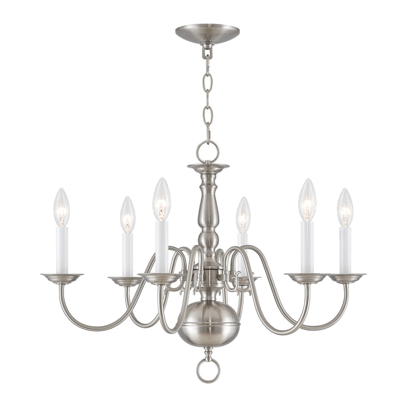 Williamsburgh 6-Light Chandelier - Lamps Expo