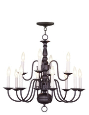 Williamsburgh 12-Light Chandelier - Lamps Expo