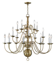 Williamsburgh 20-Light Foyer Chandelier - Lamps Expo