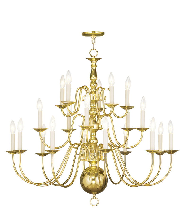 Williamsburgh 20-Light Foyer Chandelier - Lamps Expo