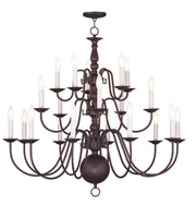 Williamsburgh 20-Light Foyer Chandelier - Lamps Expo