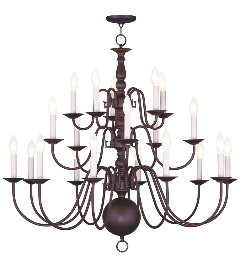Williamsburgh 20-Light Foyer Chandelier - Lamps Expo