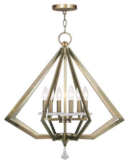 Diamond 6-Light Chandelier - Lamps Expo