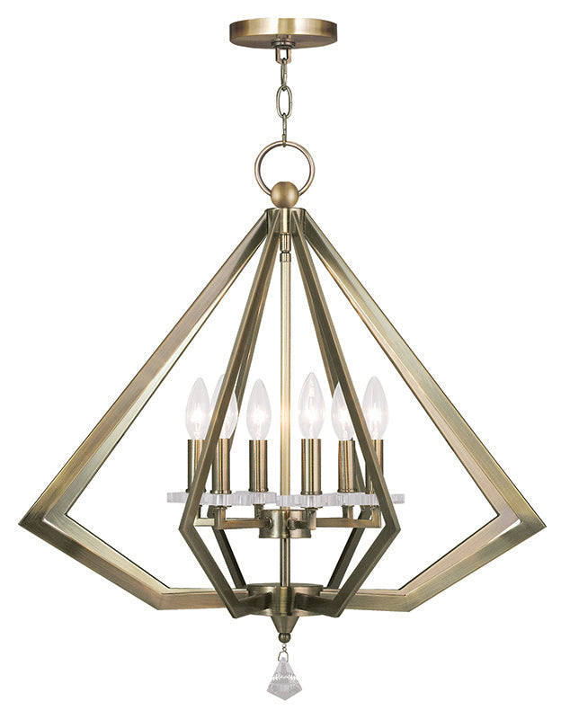 Diamond 6-Light Chandelier - Lamps Expo