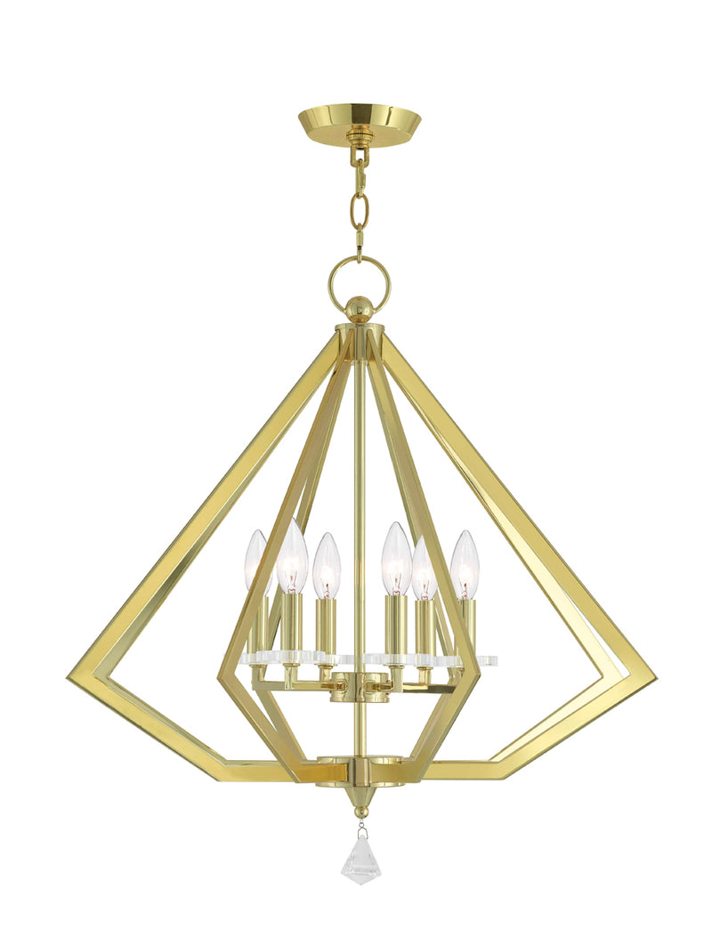 Diamond 6-Light Chandelier - Lamps Expo