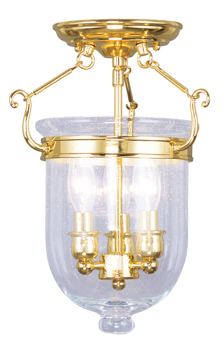 Jefferson 3-Light Ceiling Mount - Lamps Expo