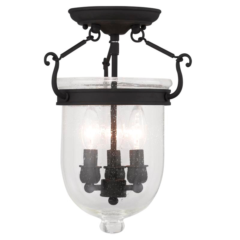 Jefferson 3-Light Ceiling Mount - Lamps Expo