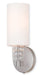 Carlisle 1-Light ADA Wall Sconce in Brushed Nickel - Lamps Expo