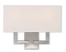 Hollborn 3-Light Wall Sconce in Brushed Nickel - Lamps Expo