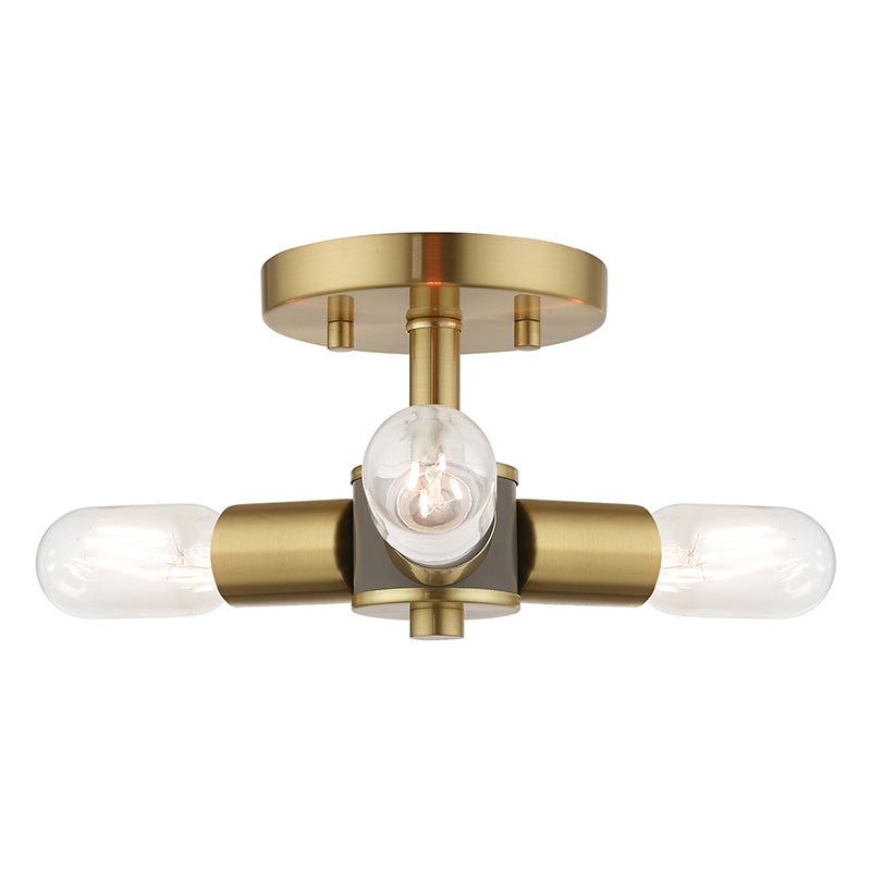 Copenhagen 3-Light Ceiling Mount - Lamps Expo