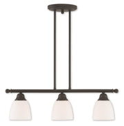 Somerville 3-Light Linear Chandelier - Lamps Expo