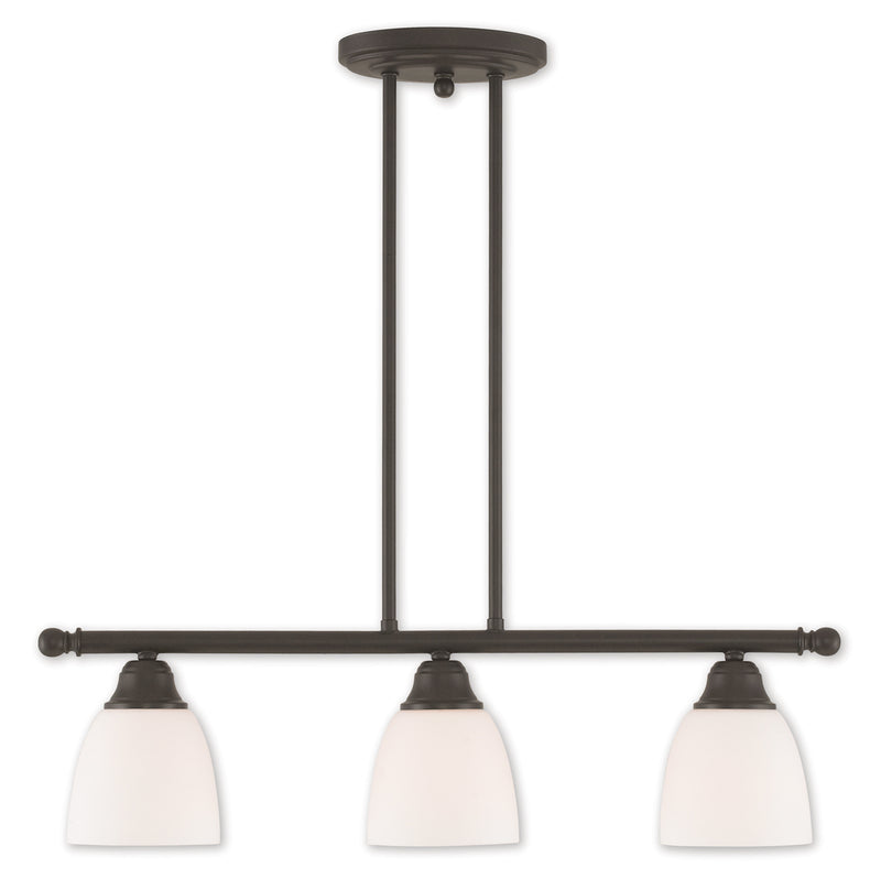Somerville 3-Light Linear Chandelier - Lamps Expo