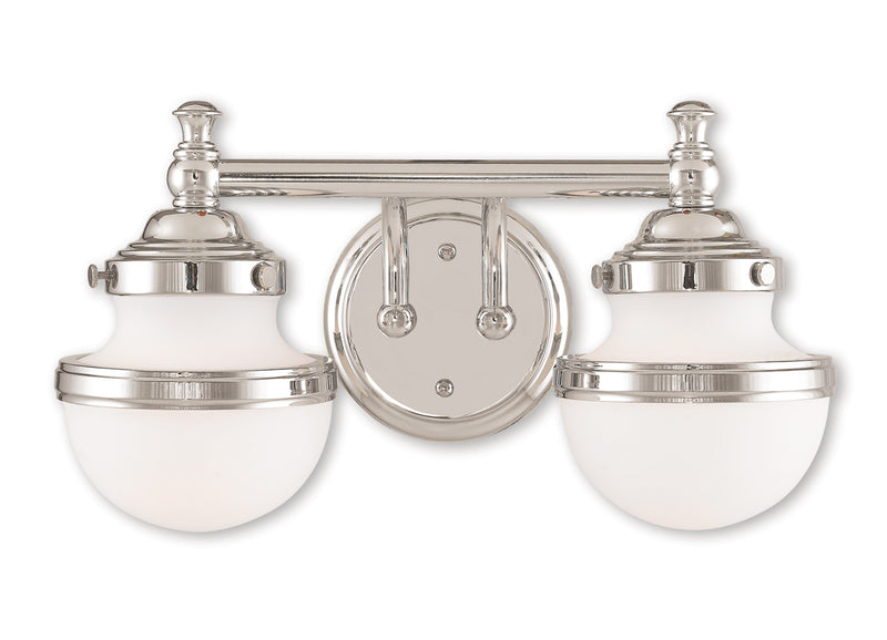 Oldwick 2-Light Bath Vanity - Lamps Expo