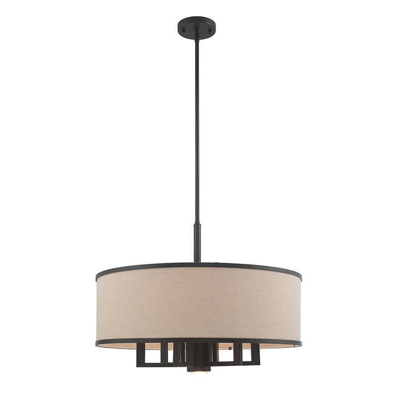 Park Ridge 6+1 Light Pendant Chandelier - Lamps Expo