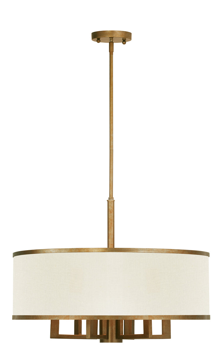 Park Ridge 6+1 Light Pendant Chandelier - Lamps Expo
