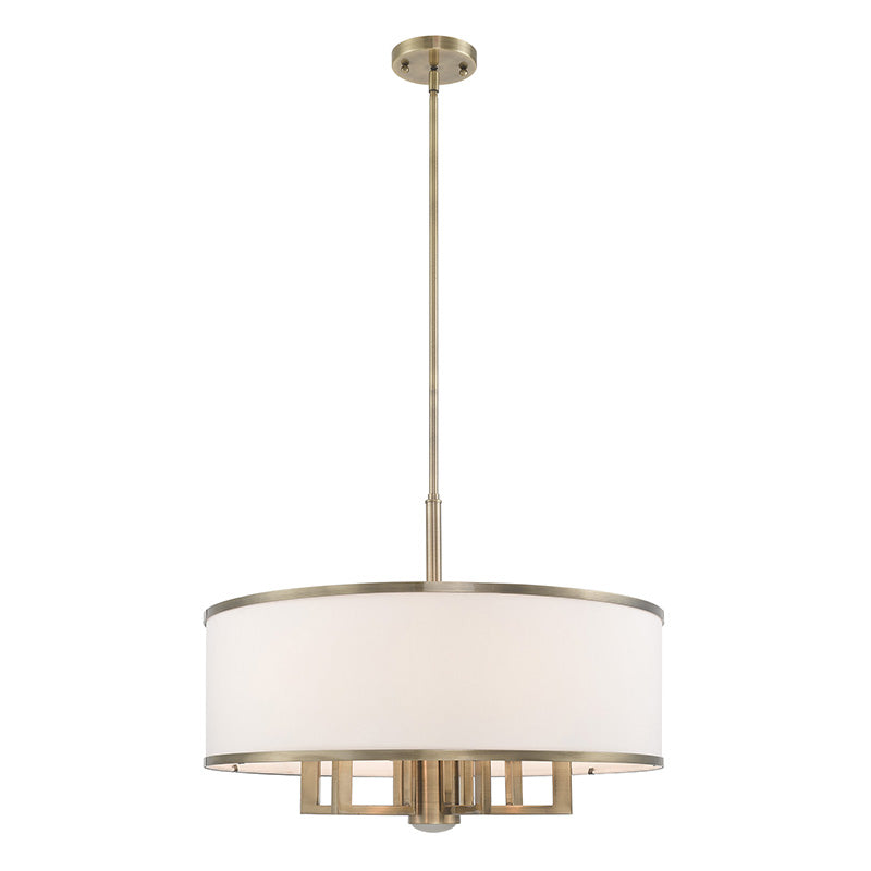 Park Ridge 6+1 Light Pendant Chandelier - Lamps Expo