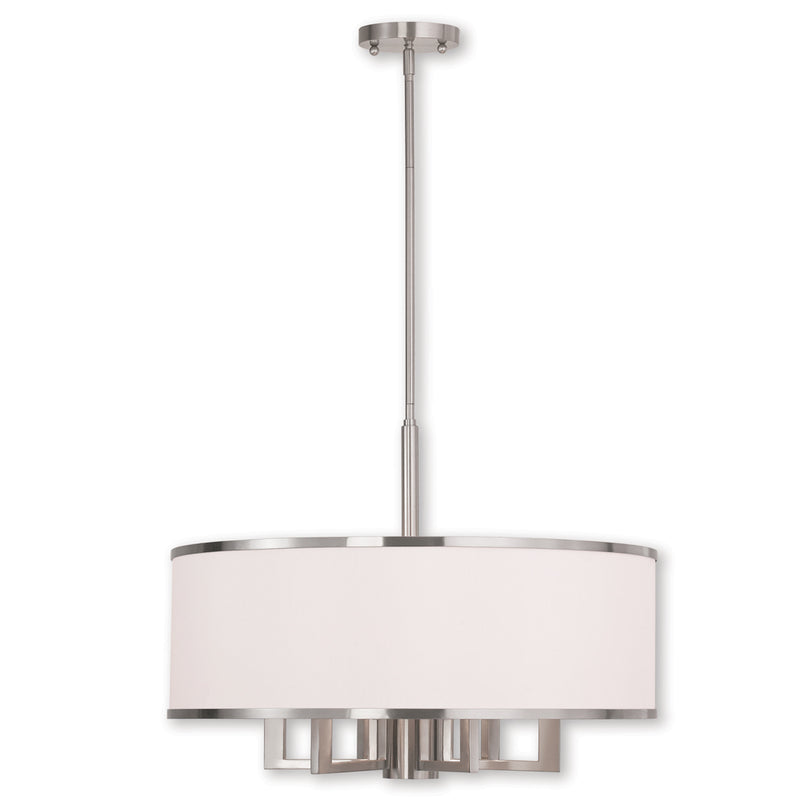 Park Ridge 6+1 Light Pendant Chandelier - Lamps Expo
