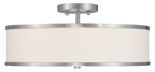 Park Ridge 3-Light Ceiling Mount in Brushed Nickel - Lamps Expo