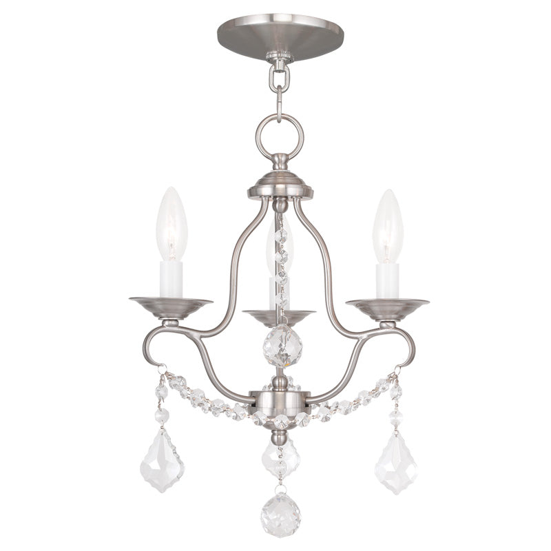 Chesterfield 3-Light Mini Chandelier - Lamps Expo