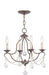 Chesterfield 4-Light Mini Chandelier - Lamps Expo