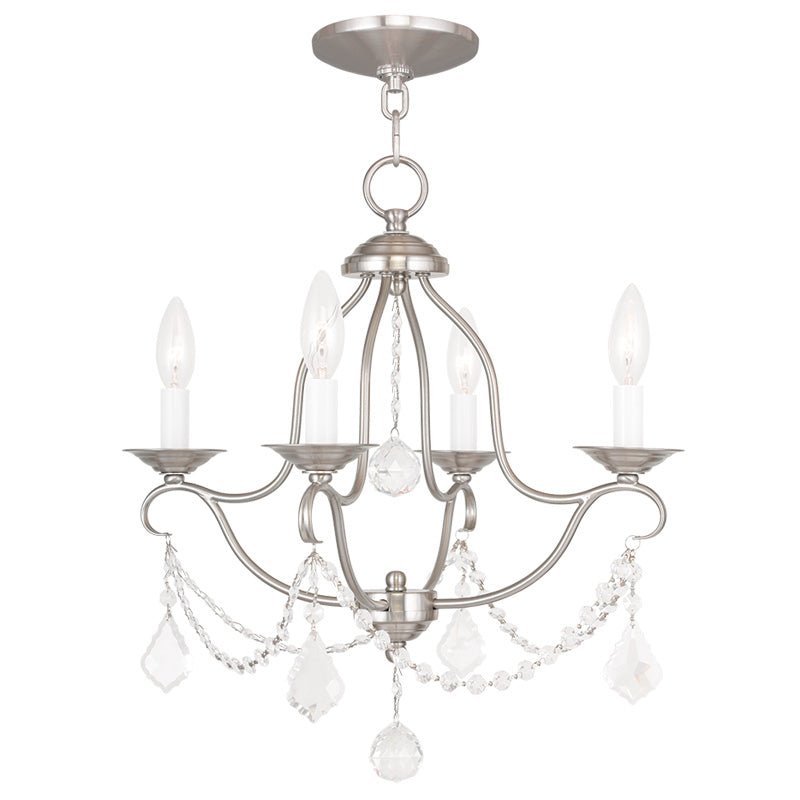 Chesterfield 4-Light Mini Chandelier - Lamps Expo