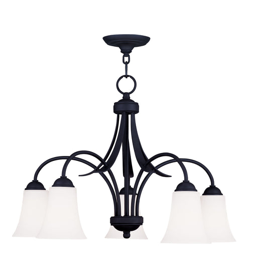 Ridgedale 5-Light Chandelier in Black - Lamps Expo