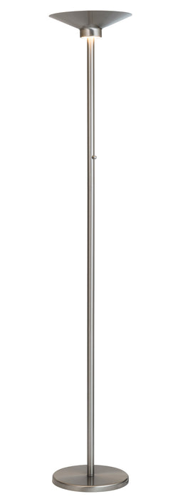 Sappho LED Torch Lamp in Brushed Nickel, Type LED Panel 43W & LED 2W