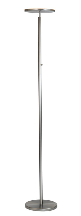 Monet LED Torch Lamp in Brushed Nickel, Type LED Panel 30W